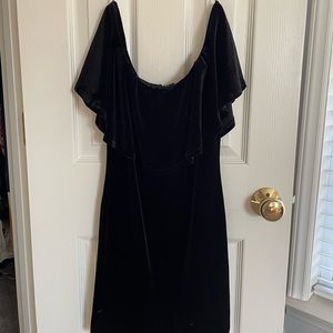 Forever 21 Black Velvet Dress